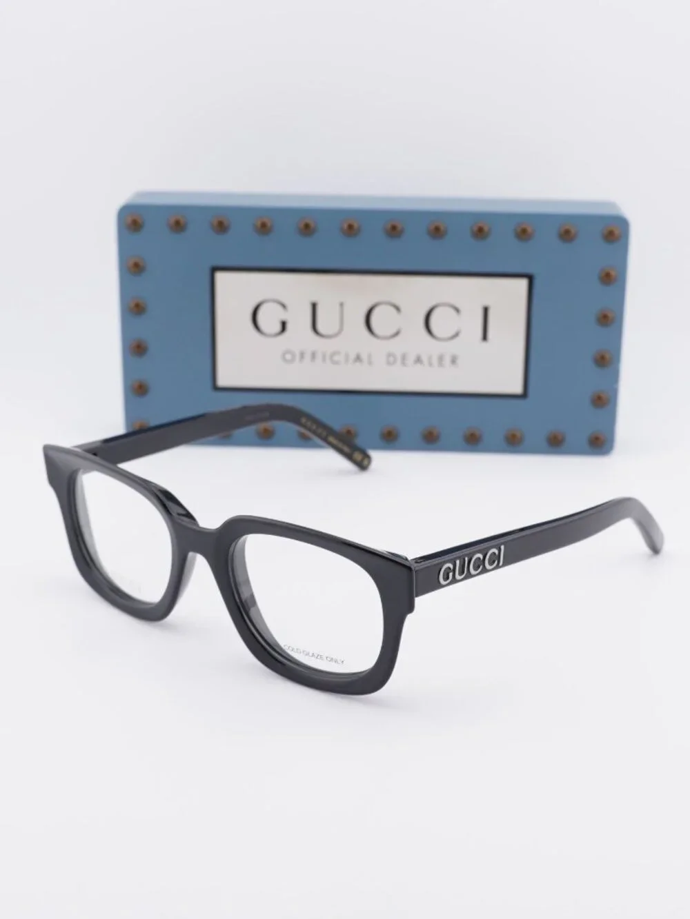 Gucci GG1721O 001 Square Eyeglasses 50mm - Black